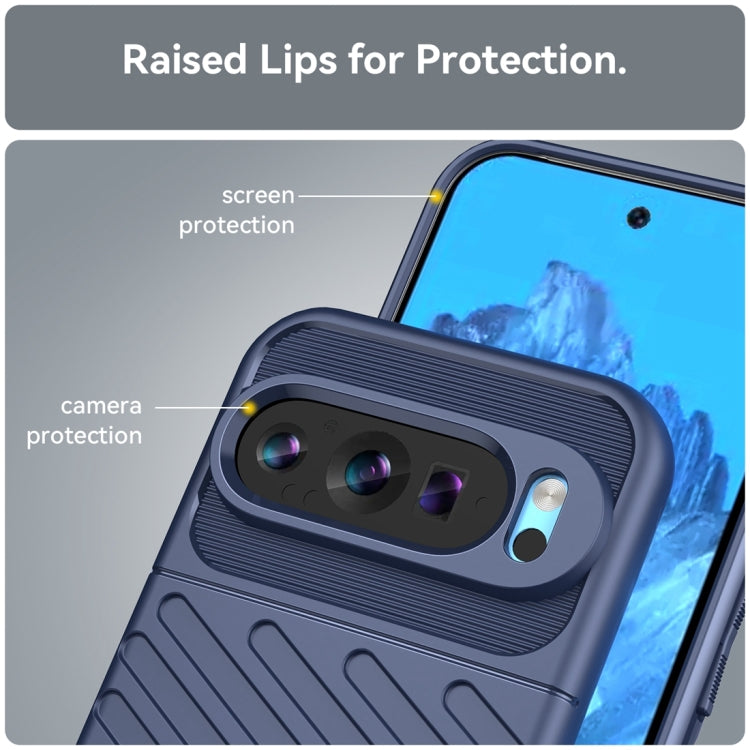 For Google Pixel 9 Thunderbolt Shockproof TPU Phone Case(Blue) - Google Cases by PMC TechLife | Online Shopping South Africa | PMC TechLife | Buy Now Pay Later Mobicred