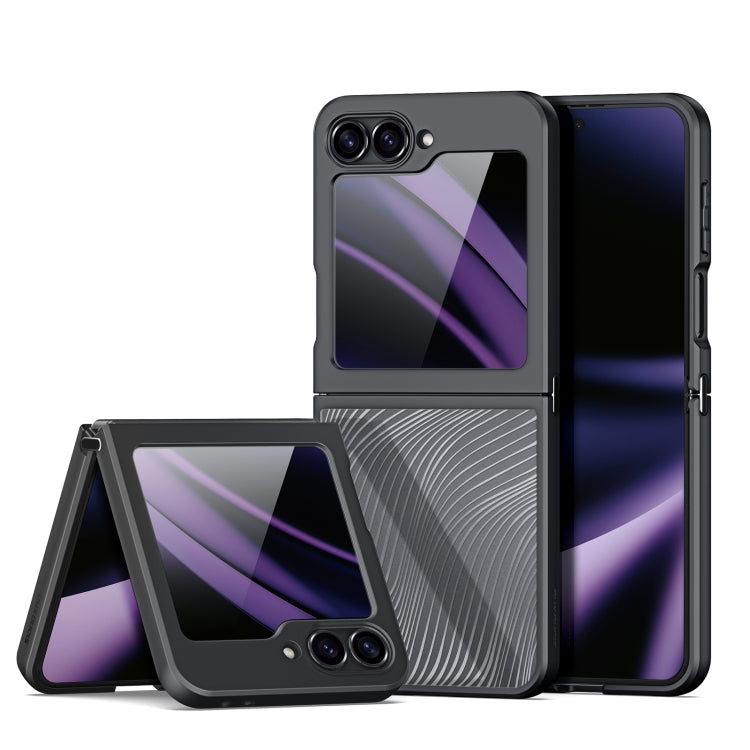 For Samsung Galaxy Z Flip6 5G DUX DUCIS Aimo Series  Frosted Feel Phone Case(Black) - Galaxy Z Flip6 5G Cases by DUX DUCIS | Online Shopping South Africa | PMC Jewellery | Buy Now Pay Later Mobicred