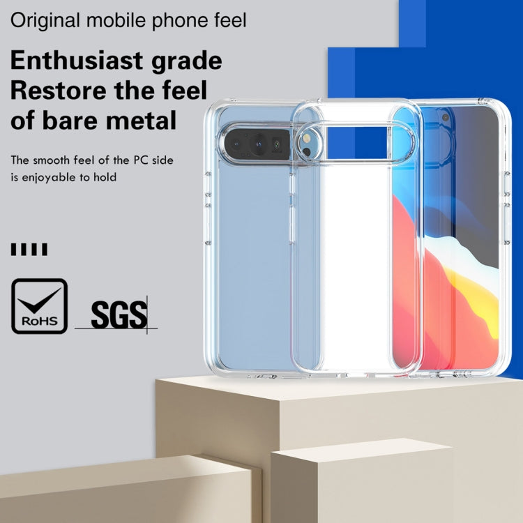 For Google Pixel 9 Terminator Style Shockproof Phone Case(Transparent) - Google Cases by PMC TechLife | Online Shopping South Africa | PMC TechLife | Buy Now Pay Later Mobicred