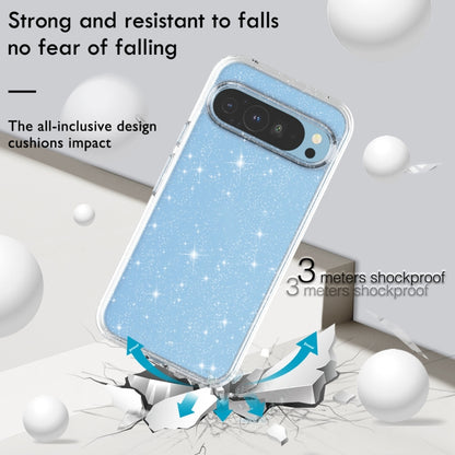 For Google Pixel 9 Pro XL Terminator Style Shockproof Phone Case(Glitter White) - Google Cases by PMC Jewellery | Online Shopping South Africa | PMC Jewellery | Buy Now Pay Later Mobicred