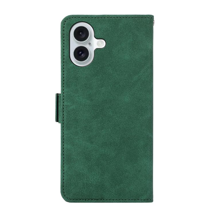 For iPhone 17 ABEEL Frosted Magnetic RFID Leather Phone Case(Green) - free shipping - PMc TechLife - Order now!