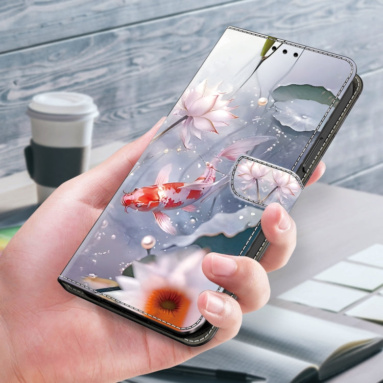 For Google Pixel 9 Crystal Painted Leather Phone case(Koi) - Google Cases by PMC TechLife | Online Shopping South Africa | PMC TechLife | Buy Now Pay Later Mobicred