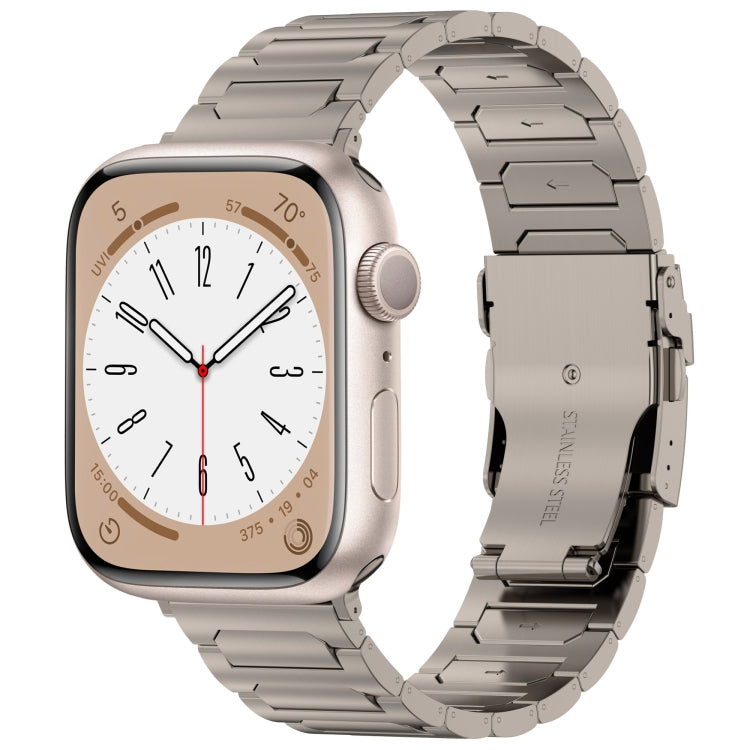 For Apple Watch Series 3 42mm I-Shaped Titanium Metal Watch Band(Titanium) - free shipping - PMC TechLife - Order now!