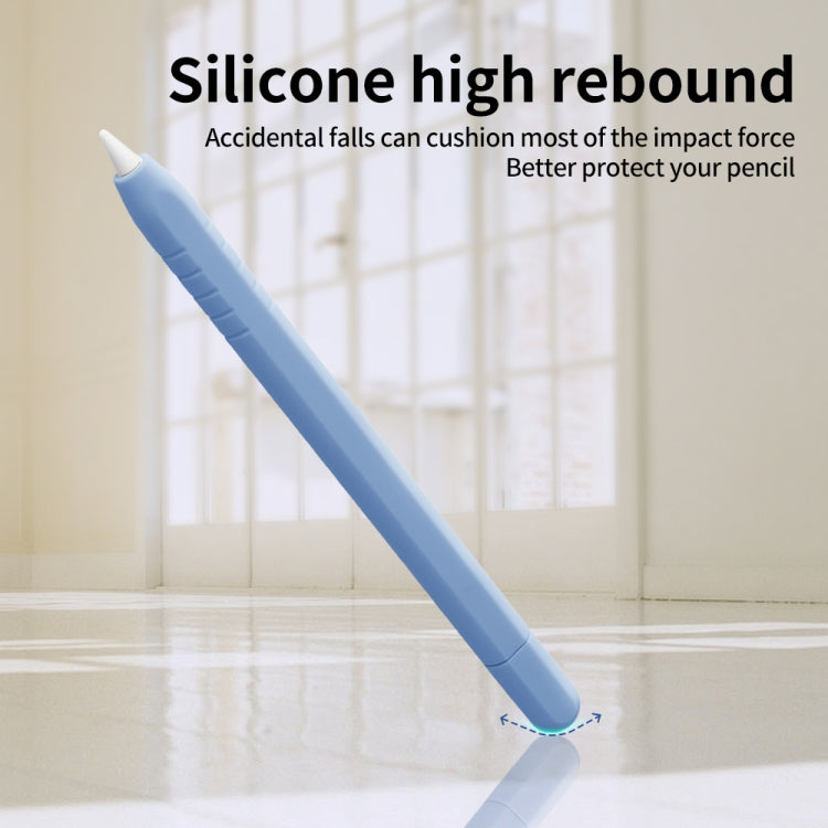 For Apple Pencil (USB-C) Solid Color Silicone Protective Case(Sky Blue) - Pencil Accessories by PMC Jewellery | Online Shopping South Africa | PMC Jewellery | Buy Now Pay Later Mobicred