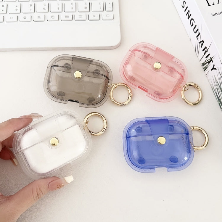 For AirPods Pro 1 Magnetic Clear Armor TPU TWS Earphone Case(Blue) - free shipping - PMC Jewellery - Order now!