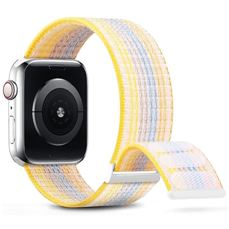 For Apple Watch SE 44mm Dual Hook and Loop Nylon Watch Band(Colorful Starlight) - Watch Bands by PMC TechLife | Online Shopping South Africa | PMC TechLife