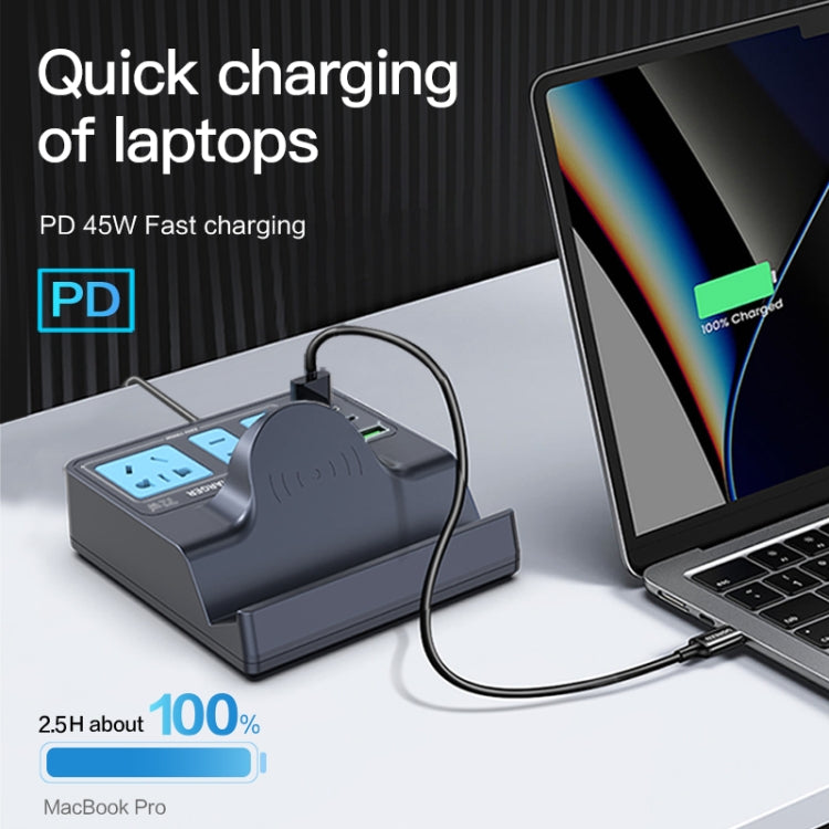 WLX-H11 72W Intelligent Wireless Fast Charging Socket - Multifunction Charger by PMC Jewellery | Online Shopping South Africa | PMC Jewellery | Buy Now Pay Later Mobicred