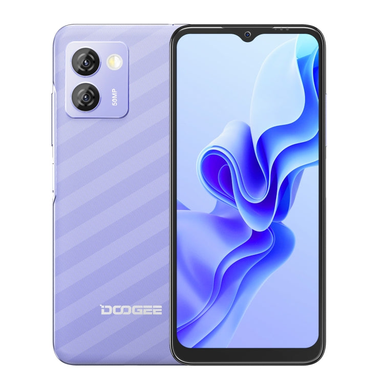 [HK Warehouse] DOOGEE N50 Pro, 8GB+256GB, Side Fingerprint, 6.52 inch Android 13 Spreadtrum T606 Octa Core 1.6GHz, Network: 4G, OTG(Purple) - DOOGEE by DOOGEE | Online Shopping South Africa | PMC Jewellery