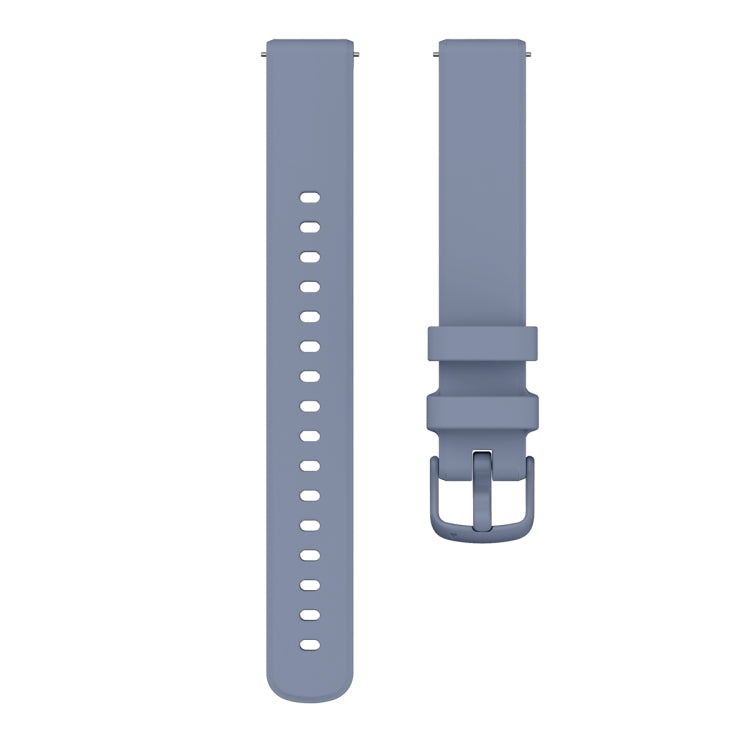 For Garmin Lily 2 Silicone Watch Band Wristband(Blue Grey) - Watch Bands by PMC Jewellery | Online Shopping South Africa | PMC Jewellery