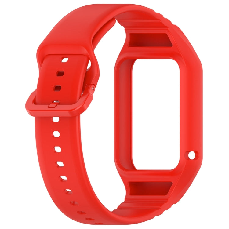 For Xiaomi Mi Band 8 Pro Solid Color Integrated TPU Watch Band(Red) - free shipping - PMC TechLife - Order now!