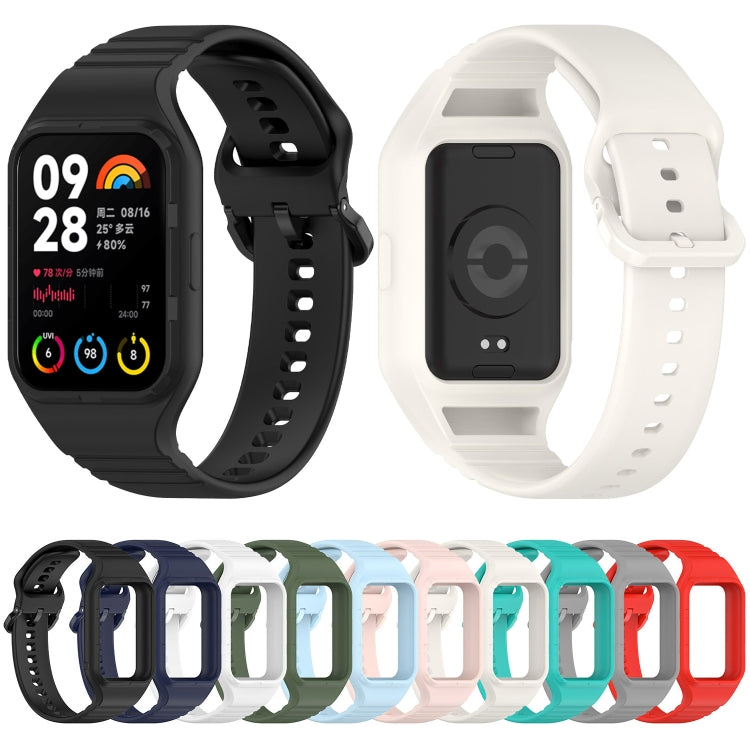 For Xiaomi Mi Band 8 Pro Solid Color Integrated TPU Watch Band(Red) - free shipping - PMC TechLife - Order now!