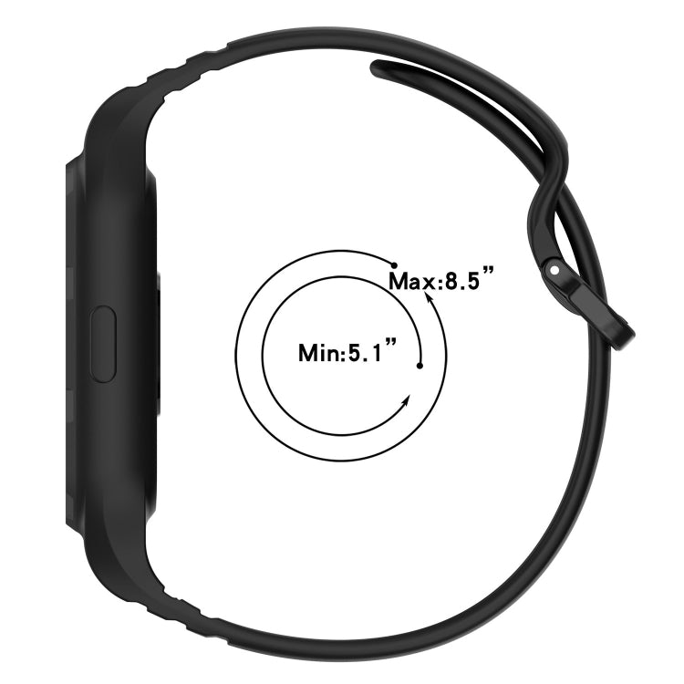 For Xiaomi Mi Band 8 Pro Solid Color Integrated TPU Watch Band(Teal) - Watch Bands by PMC TechLife | Online Shopping South Africa | PMC TechLife