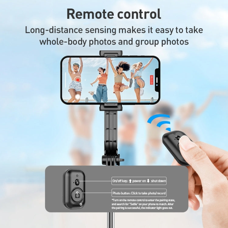 ZGA S01 Bluetooth Remote Control Detachable Tripod Selfie Stick(Black) - Selfie Sticks by ZGA | Online Shopping South Africa | PMC Jewellery | Buy Now Pay Later Mobicred