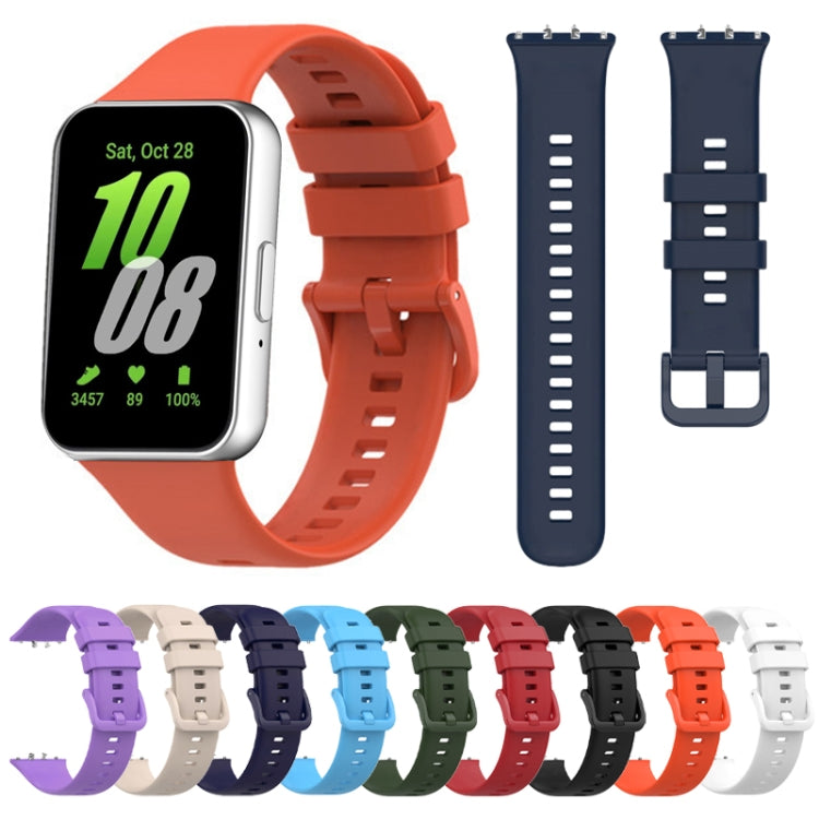 For Samsung Galaxy Fit 3 Solid Color Buckle Silicone Watch Band(Sky Blue) - Watch Bands by PMC TechLife | Online Shopping South Africa | PMC TechLife