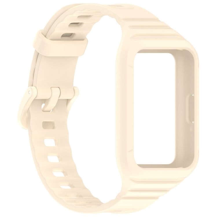 For Samsung Galaxy Fit 3 Solid Color Integrated TPU Watch Band(Starlight) - free shipping - PMC TechLife - Order now!
