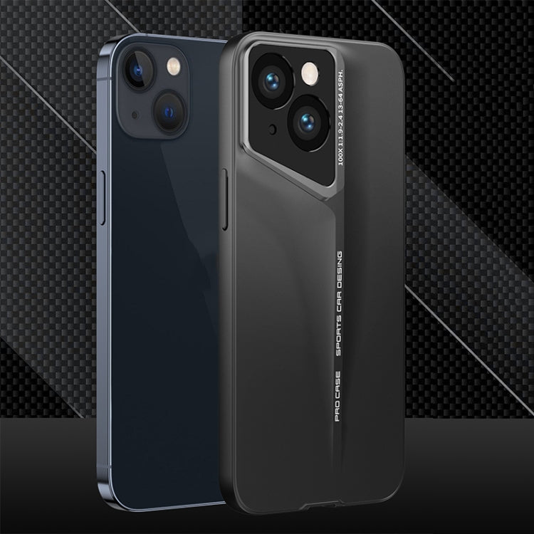 For iPhone 14 GKK Blade Ultra-thin Full Coverage Phone Case(Black) - iPhone 14 Cases by GKK | Online Shopping South Africa | PMC Jewellery | Buy Now Pay Later Mobicred