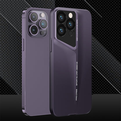 For iPhone 15 Pro GKK Blade Ultra-thin Full Coverage Phone Case(Purple) - iPhone 15 Pro Cases by GKK | Online Shopping South Africa | PMC Jewellery | Buy Now Pay Later Mobicred