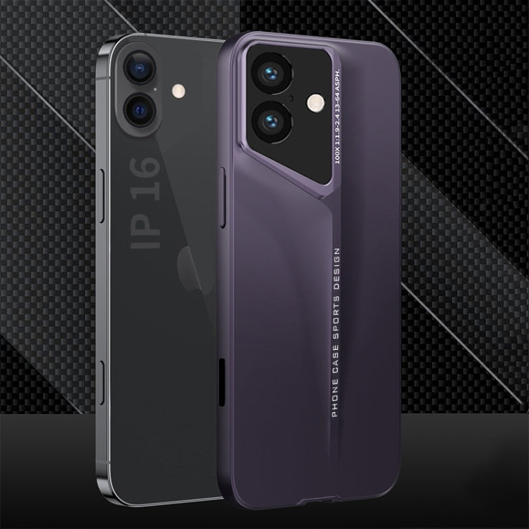 For iPhone 16 Plus GKK Blade Ultra-thin Full Coverage Phone Case(Purple) - iPhone 16 Plus Cases by GKK | Online Shopping South Africa | PMC Jewellery | Buy Now Pay Later Mobicred