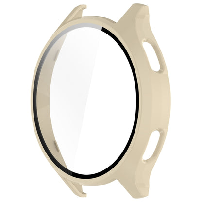 For Xiaomi Watch 2 PC + Tempered Film Integrated Watch Protective Case(Ivory White) - Watch Cases by PMC Jewellery | Online Shopping South Africa | PMC Jewellery