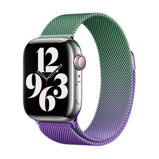 For Apple Watch Series 8 41mm Milan Gradient Loop Magnetic Buckle Watch Band(Violet Orchid) - Watch Bands by PMC Jewellery | Online Shopping South Africa | PMC Jewellery