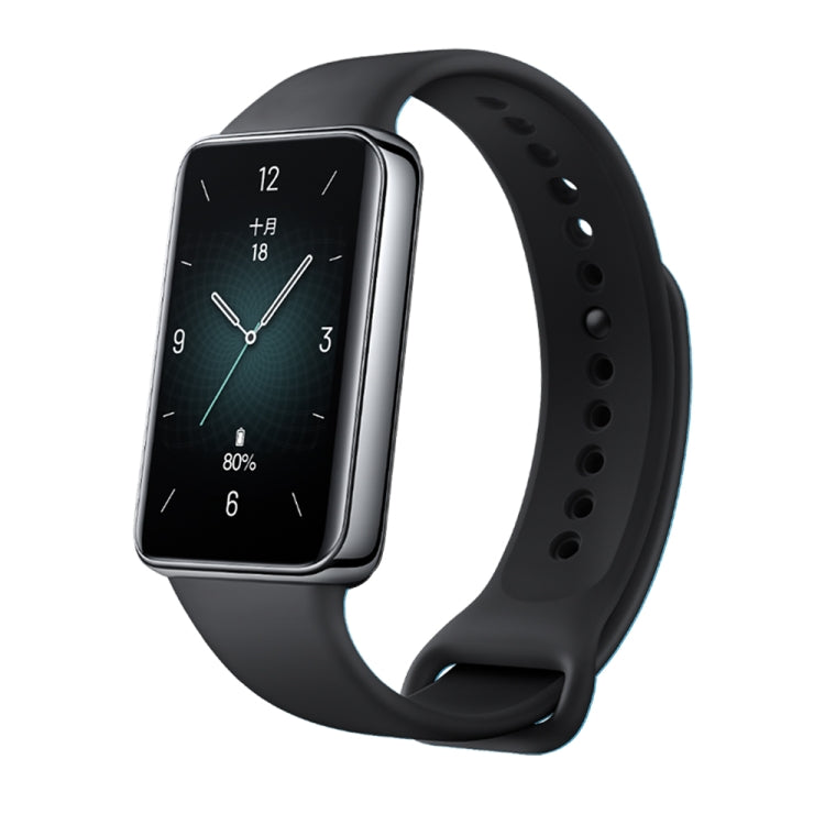 For Honor Band 9 Solid Color Silicone Watch Band(Black) - Watch Bands by PMC TechLife | Online Shopping South Africa | PMC TechLife