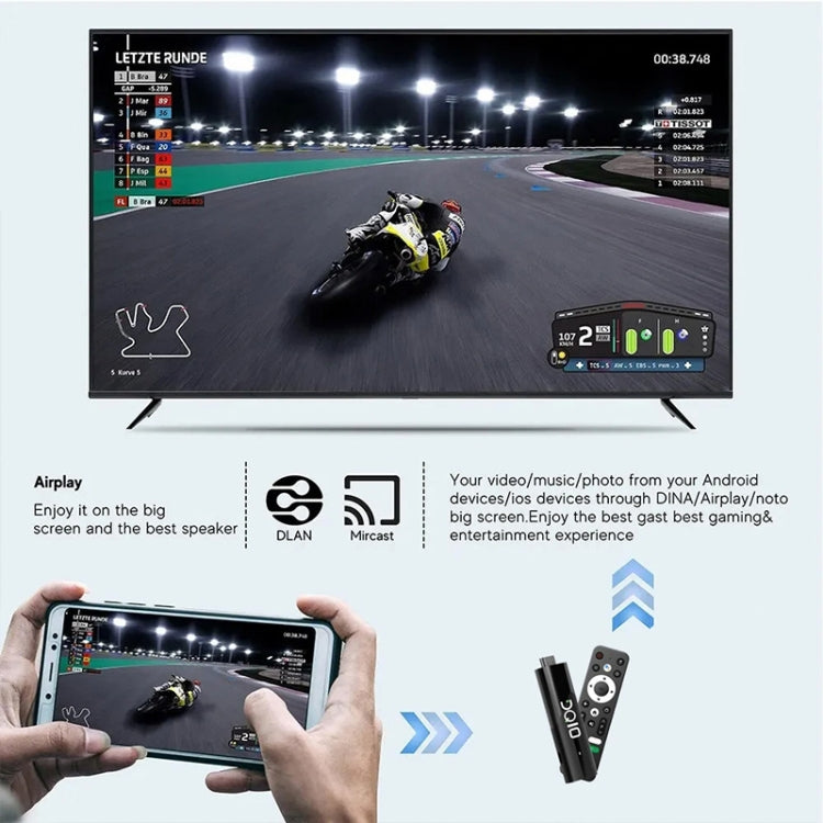 LEMFO DQ10 Allwinner H618 Quad Core ARM Cortex A53 8K HD Android TV Stick, RAM:4GB+32GB(US Plug) - Android TV Sticks by LEMFO | Online Shopping South Africa | PMC Jewellery | Buy Now Pay Later Mobicred