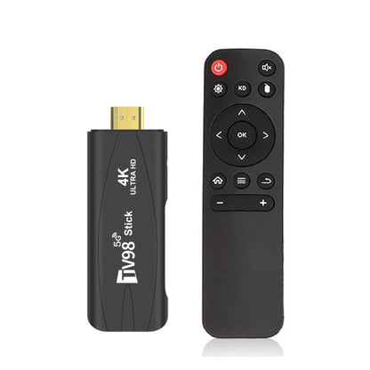 TV98 Rockchip 3228A Quad Core 4K HD Bluetooth Android TV Stick, RAM:4GB+32GB(UK Plug) - Android TV Sticks by PMC Jewellery | Online Shopping South Africa | PMC Jewellery | Buy Now Pay Later Mobicred