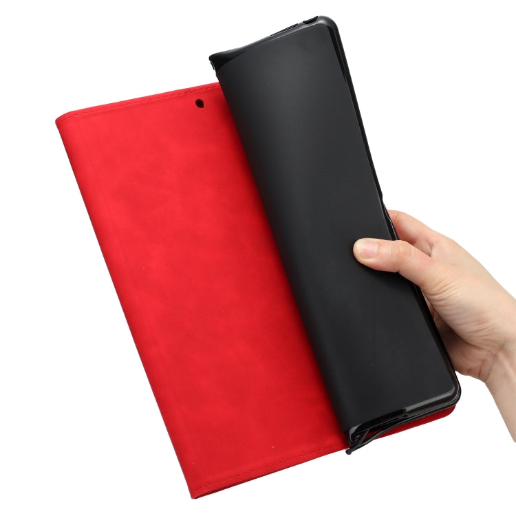 For iPad Pro 11 2024 Coconut Tree Embossed Smart Leather Tablet Case(Red) - iPad Pro 11 2024 Cases by PMC TechLife | Online Shopping South Africa | PMC TechLife | Buy Now Pay Later Mobicred