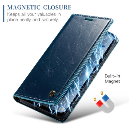 For Xiaomi Redmi Note 13 5G CaseMe 003 Crazy Horse Texture Flip Leather Phone Case(Blue Green) - Xiaomi Cases by CaseMe | Online Shopping South Africa | PMC Jewellery | Buy Now Pay Later Mobicred