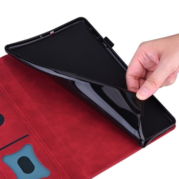 For Xiaomi Redmi Pad Pro 12.1 Splicing Shockproof Leather Tablet Case(Red) - More Tablet Cases by PMC TechLife | Online Shopping South Africa | PMC TechLife | Buy Now Pay Later Mobicred