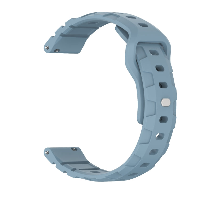 20mm Armor Silicone Watch Band(Rock Blue) - 20mm Bands by PMC TechLife | Online Shopping South Africa | PMC TechLife