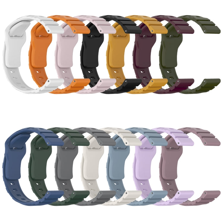 22mm Armor Silicone Watch Band(White) - 22mm Bands by PMC TechLife | Online Shopping South Africa | PMC TechLife | Buy Now Pay Later Mobicred