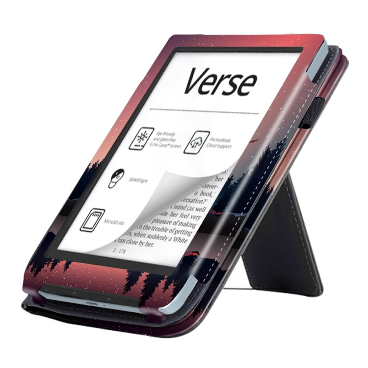 For Pocketbook Verse / Verse Pro Painted Calfskin Smart Leather Tablet Case(Night) - Others by PMC TechLife | Online Shopping South Africa | PMC TechLife | Buy Now Pay Later Mobicred