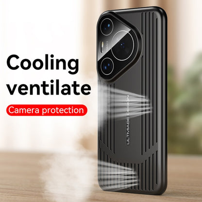 For Huawei Pura 70 Ultra Ice Sense Heat Dissipation Electroplating Frosted Phone Case(Black) - Huawei Cases by PMC Jewellery | Online Shopping South Africa | PMC Jewellery | Buy Now Pay Later Mobicred