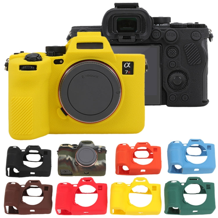For Sony ILCE7RM5 / A7R5 Litchi Texture Soft Silicone Protective Case(Camouflage) - Protective Case by PMC TechLife | Online Shopping South Africa | PMC TechLife | Buy Now Pay Later Mobicred