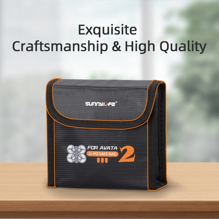 For DJI Avata 2 Sunnylife Battery Explosion-proof Safe Bag Protective Li-Po Safe Bag(For 1pc Battery) - Cases & Bags by Sunnylife | Online Shopping South Africa | PMC TechLife | Buy Now Pay Later Mobicred