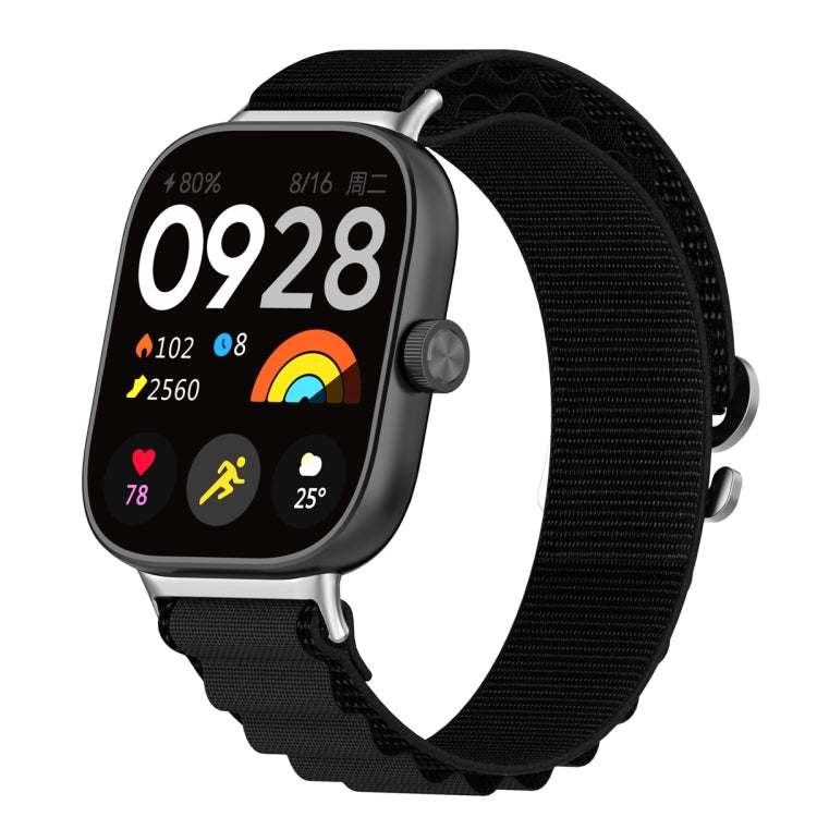 For Xiaomi Mi Band 8 Pro / Redmi Watch 4 Loop Nylon Watch Band(Black) - Watch Bands by PMC TechLife | Online Shopping South Africa | PMC TechLife
