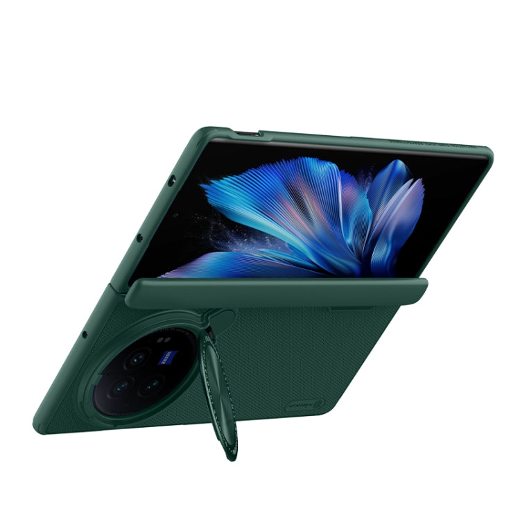 For vivo X Fold3 Pro NILLKIN Super Frosted Shield Prop PC + TPU Phone Case(Green) - vivo Cases by NILLKIN | Online Shopping South Africa | PMC Jewellery