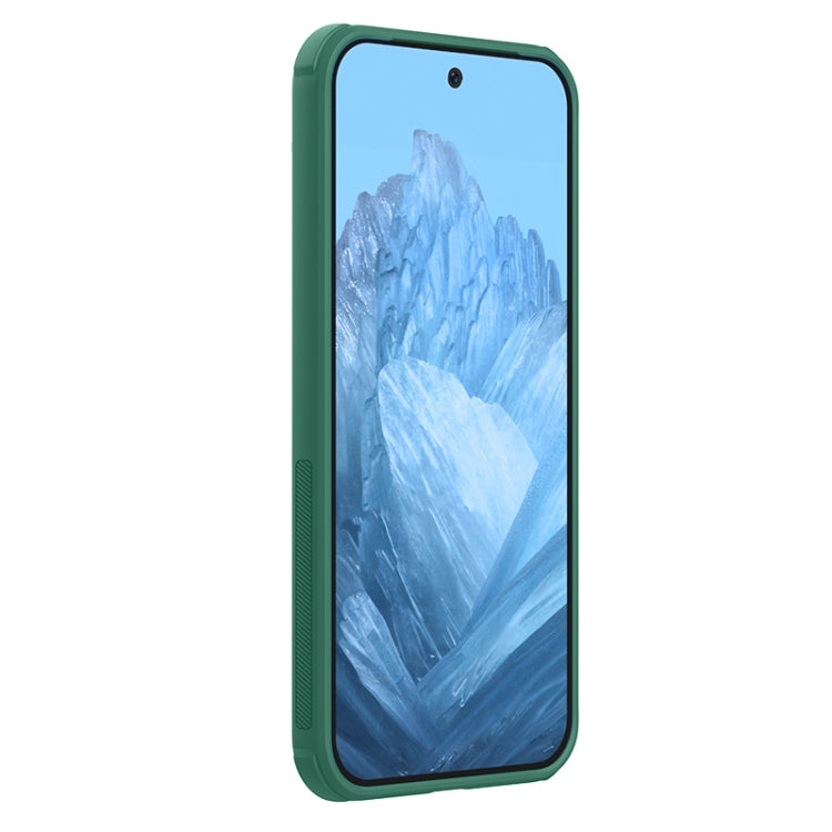 For Google Pixel 9 Pro NILLKIN Frosted Shield Pro PC + TPU Phone Case(Green) - Google Cases by NILLKIN | Online Shopping South Africa | PMC Jewellery