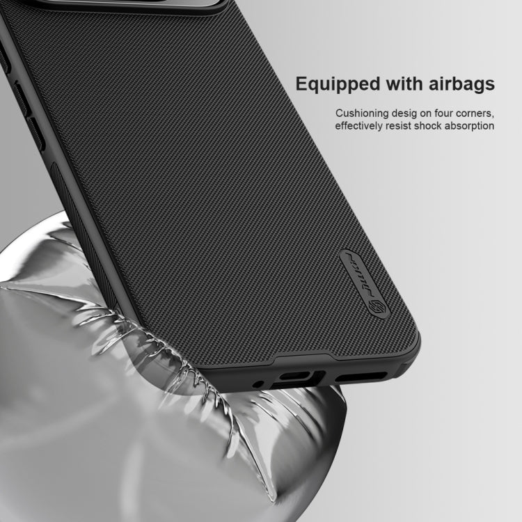 For Google Pixel 9 NILLKIN Frosted Shield Pro PC + TPU Phone Case(Black) - Google Cases by NILLKIN | Online Shopping South Africa | PMC Jewellery | Buy Now Pay Later Mobicred