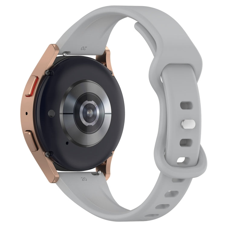 22mm Slim Reverse Buckle Silicone Watch Band(Grey) - 22mm Bands by PMC TechLife | Online Shopping South Africa | PMC TechLife