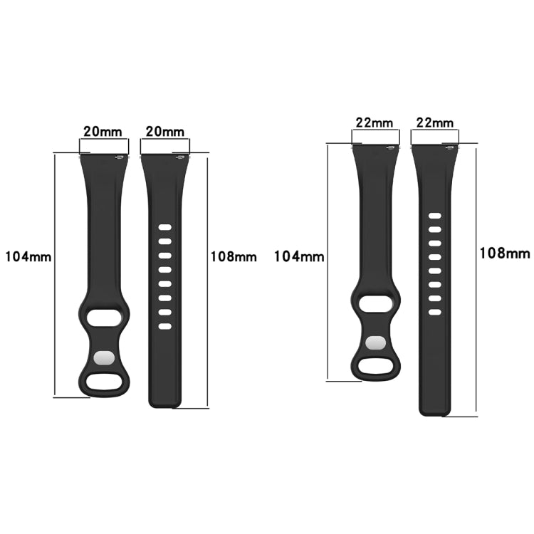 22mm Slim Reverse Buckle Silicone Watch Band(Grey) - 22mm Bands by PMC TechLife | Online Shopping South Africa | PMC TechLife