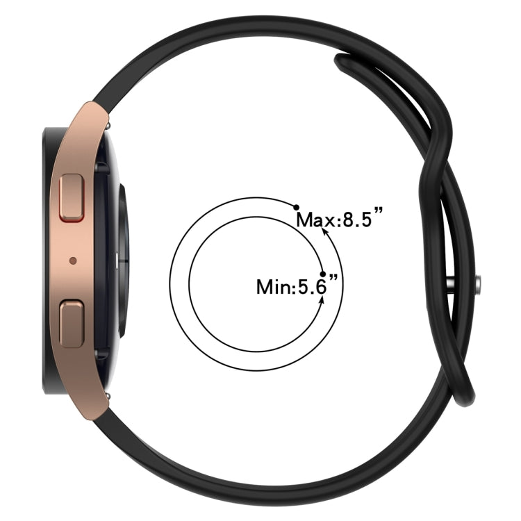 22mm Slim Reverse Buckle Silicone Watch Band(Grey) - 22mm Bands by PMC TechLife | Online Shopping South Africa | PMC TechLife
