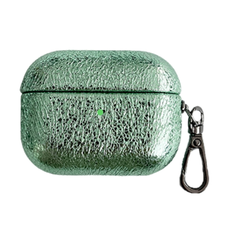 For AirPods 3 Burst Leather Texture Bluetooth Earphone Protective Case(Green) - For AirPods 3 by PMC Jewellery | Online Shopping South Africa | PMC Jewellery | Buy Now Pay Later Mobicred