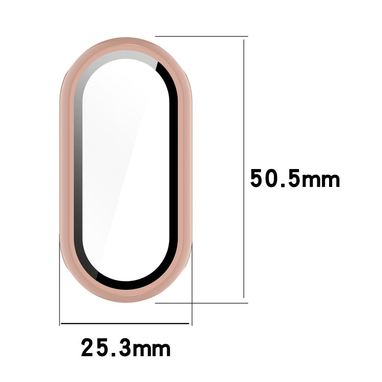 For Xiaomi Mi Band 8 / 9 Ceramic / 10 Ceramic Tempered Film Integrated PC Protective Watch Cover(Black) - free shipping - PMC TechLife - Order now!