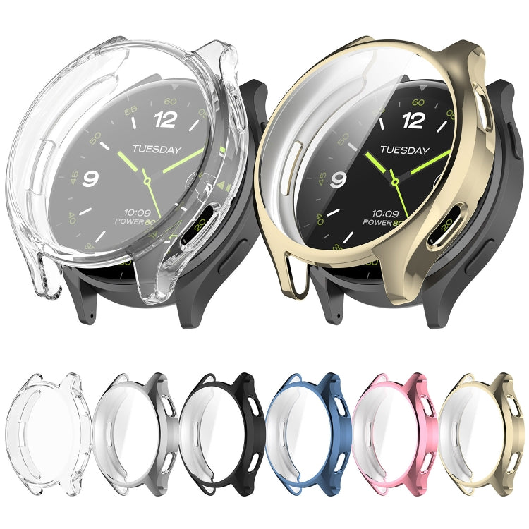 For Xiaomi Watch 2 Full Coverage TPU Electroplated Watch Protective Case(Transparent) - free shipping - PMC TechLife - Order now!