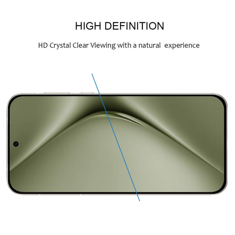 For Huawei Pura 70 Pro / 70 Pro+ Full Glue 9H HD 3D Curved Edge Tempered Glass Film(Black) - Huawei Tempered Glass by PMC Jewellery | Online Shopping South Africa | PMC Jewellery | Buy Now Pay Later Mobicred