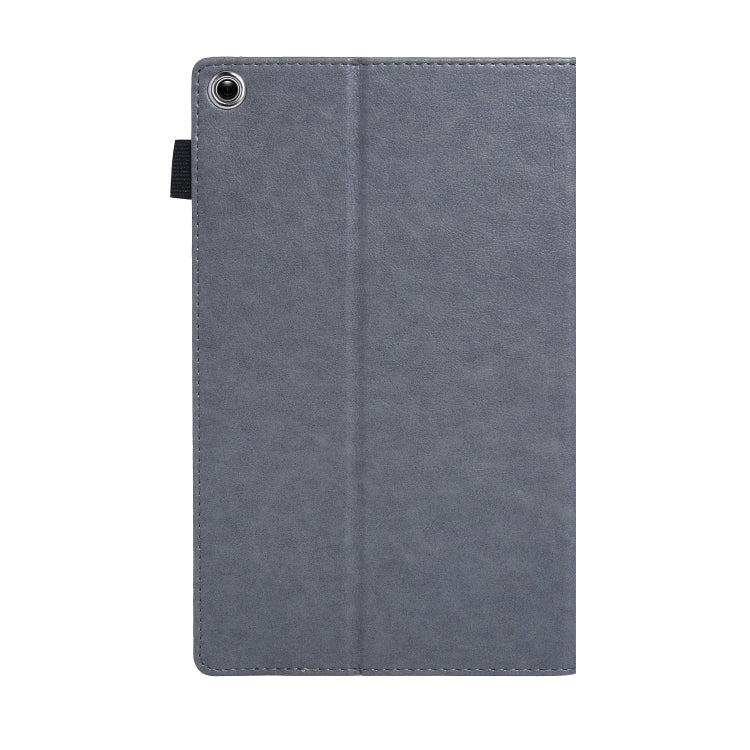 For Amazon Kindle Fire HD10 2017/2019 Extraordinary Series Smart Leather Tablet Case(Grey) - Amazon by PMC TechLife | Online Shopping South Africa | PMC TechLife | Buy Now Pay Later Mobicred