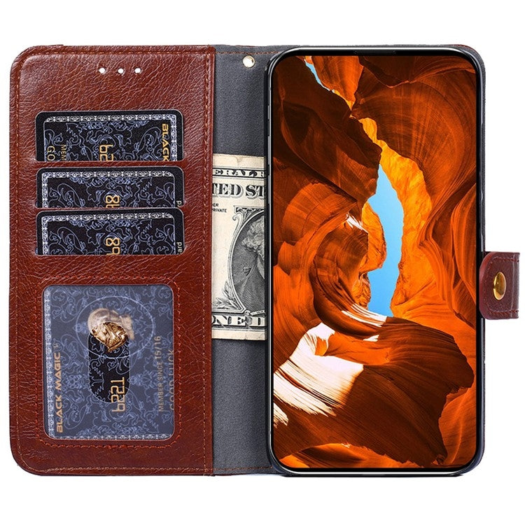 For Motorola Edge 5G 2024 Zipper Bag Leather Phone Case(Brown) - Motorola Cases by PMC Jewellery | Online Shopping South Africa | PMC Jewellery | Buy Now Pay Later Mobicred