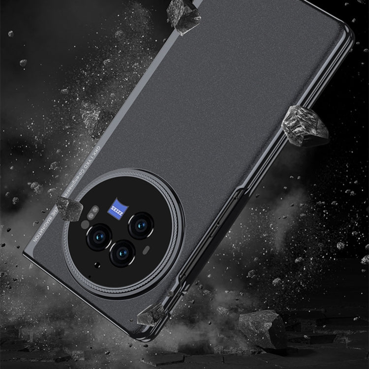 For vivo X Fold3 Pro GKK Integrated Unbounded Frosted AG All-inclusive Shockproof Phone Case(Black) - vivo Cases by GKK | Online Shopping South Africa | PMC Jewellery | Buy Now Pay Later Mobicred